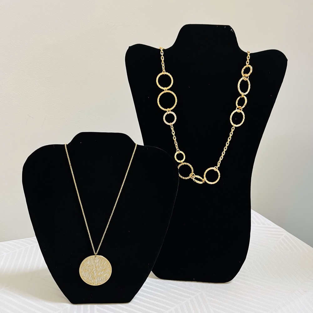 SOLD  Black Velvet Set of Jewelry Displays  SOLD